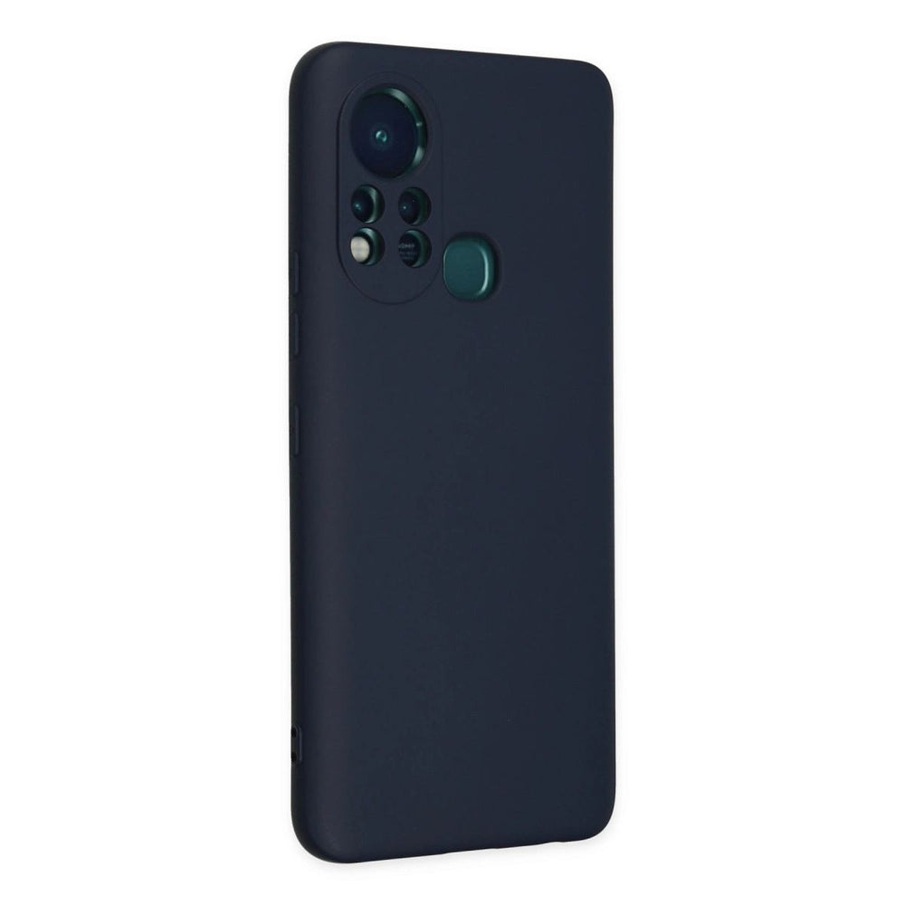 İnfinix Hot 11s Kılıf Nano İçi Kadife Silikon - Lacivert