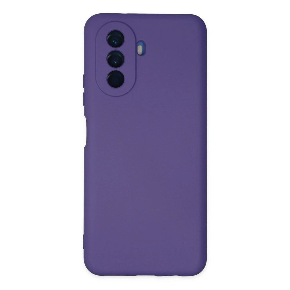 Huawei Nova Y70 Kılıf Nano İçi Kadife Silikon - Mor