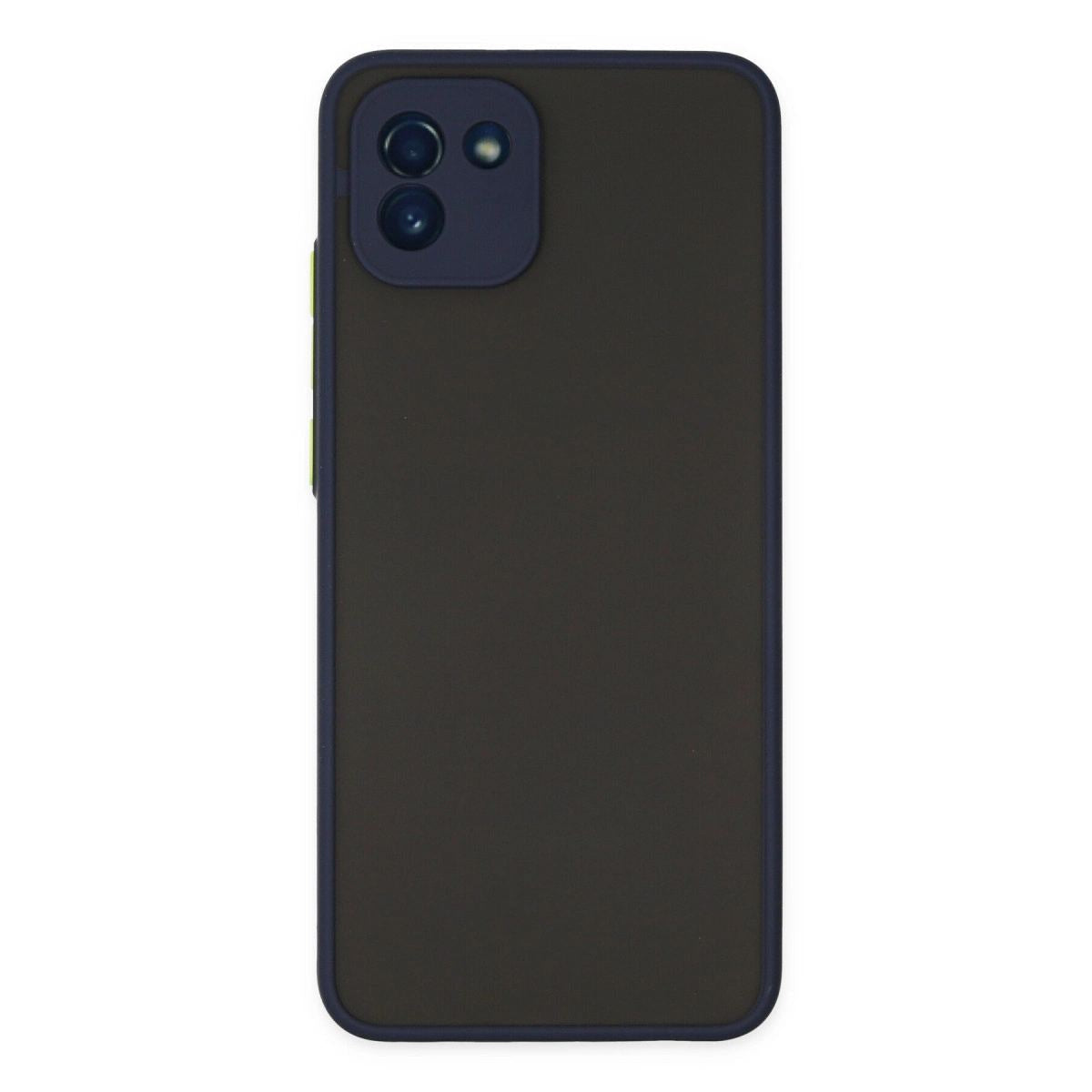 Samsung Galaxy A03 Kılıf Montreal Silikon Kapak - Lacivert
