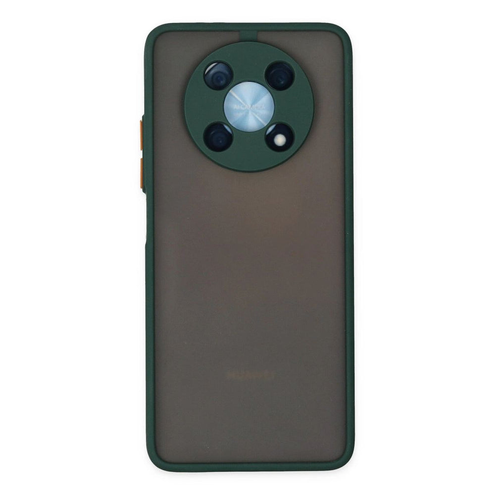 Huawei Nova Y90 Kılıf Montreal Silikon Kapak - Yeşil