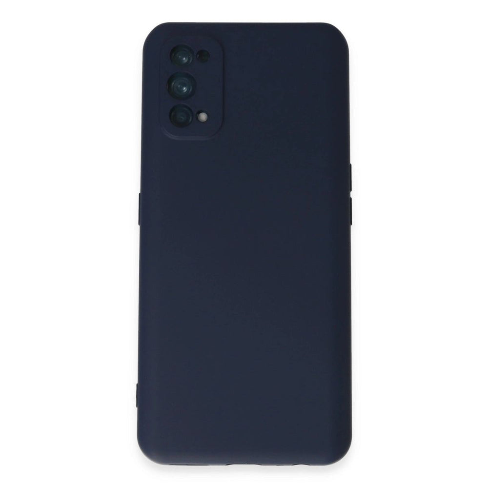 Realme 7 Pro Kılıf Nano İçi Kadife Silikon - Lacivert