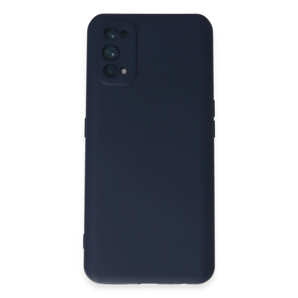 Realme 7 Pro Kılıf Nano İçi Kadife Silikon - Lacivert