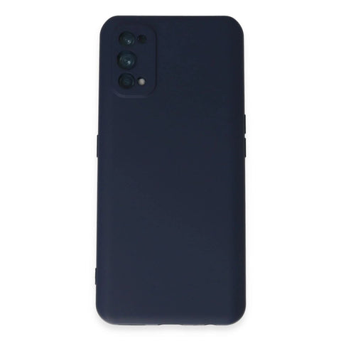 Realme 7 Pro Kılıf Nano İçi Kadife Silikon - Lacivert