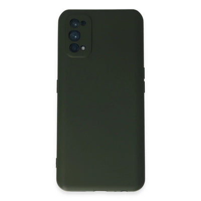 Realme 7 Pro Kılıf Nano İçi Kadife Silikon - Koyu Yeşil