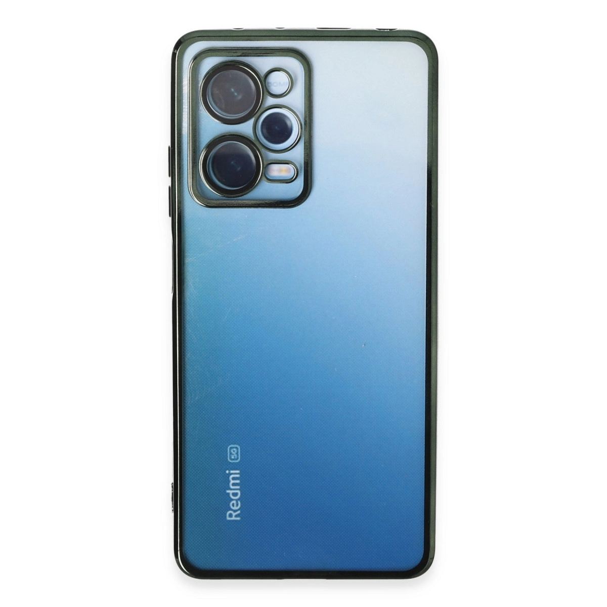 Xiaomi Redmi Note 12 Pro 5g Kılıf Razer Lensli Silikon - Yeşil