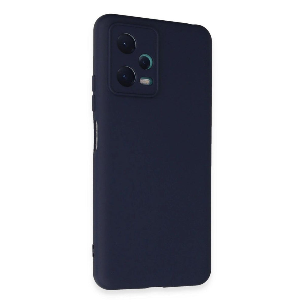 Xiaomi Redmi Note 12 5g Kılıf Nano İçi Kadife Silikon - Lacivert