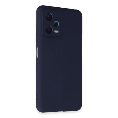 Xiaomi Redmi Note 12 5g Kılıf Nano İçi Kadife Silikon - Lacivert