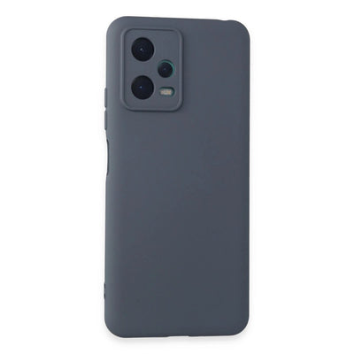 Xiaomi Redmi Note 12 5g Kılıf Nano İçi Kadife Silikon - Gri