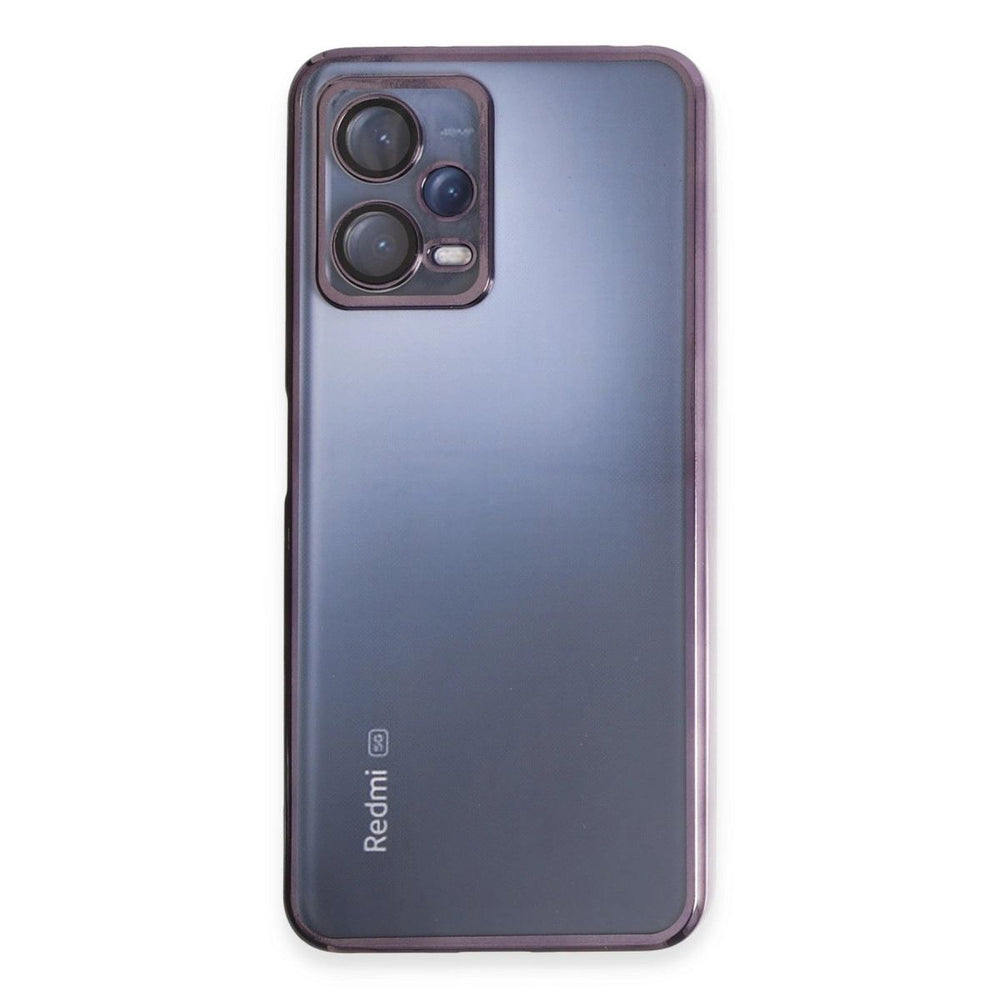 Xiaomi Redmi Note 12 5g Kılıf Razer Lensli Silikon - Mor