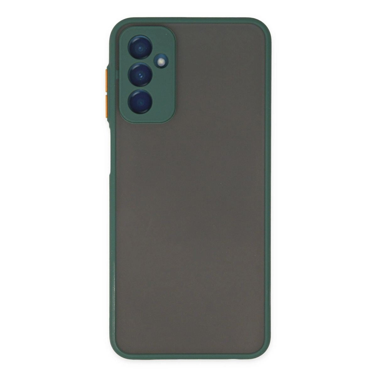 Samsung Galaxy M13 Kılıf Montreal Silikon Kapak - Yeşil