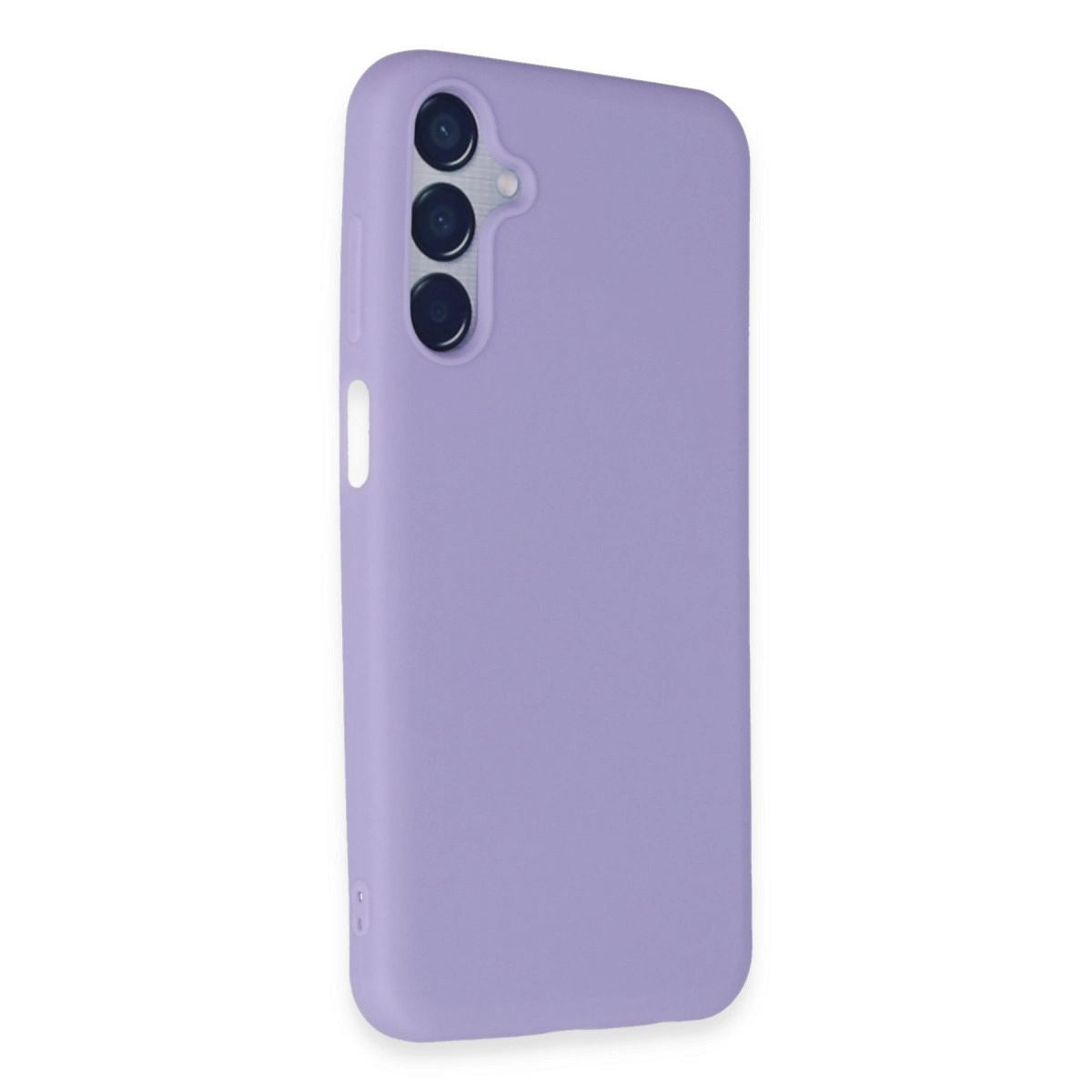 Samsung Galaxy M15 Kılıf First Silikon - Lila