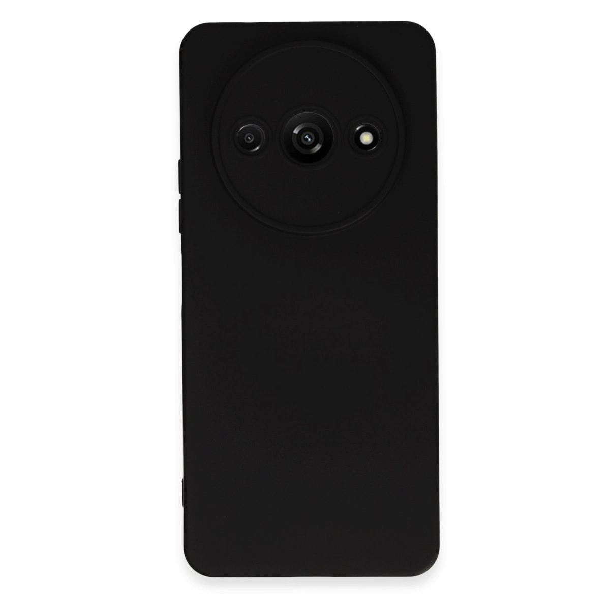Xiaomi Redmi A3 4g Kılıf Nano İçi Kadife Silikon - Siyah