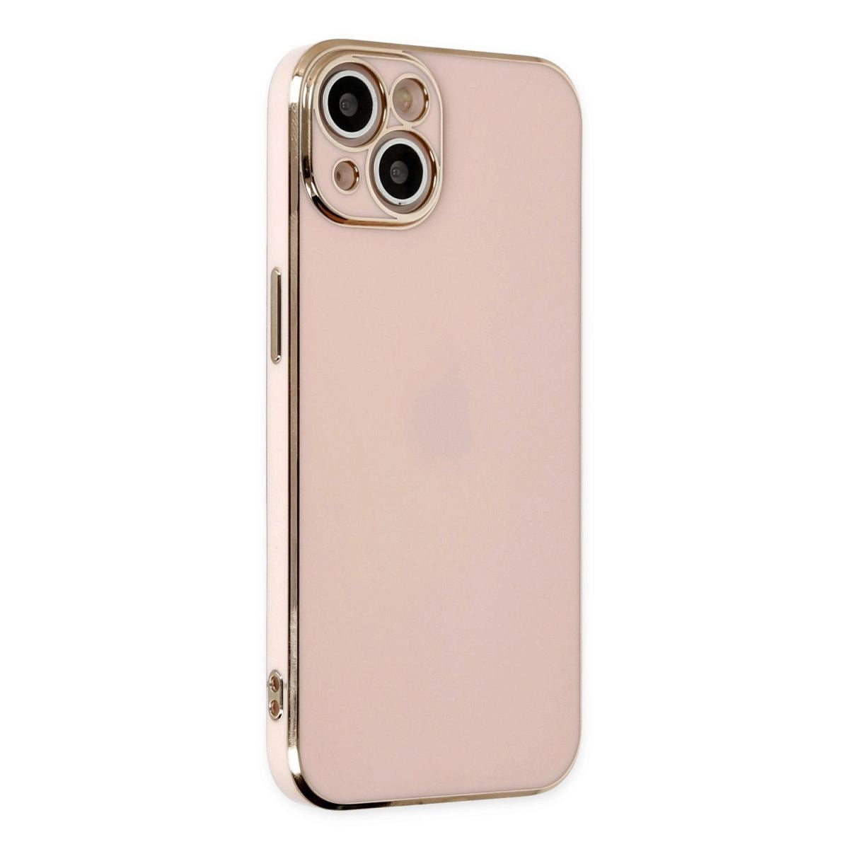 Apple İphone 14 Kılıf Volet Silikon - Pembe
