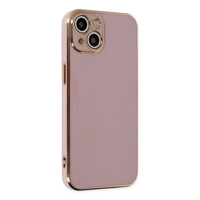 Apple İphone 14 Kılıf Volet Silikon - Mor