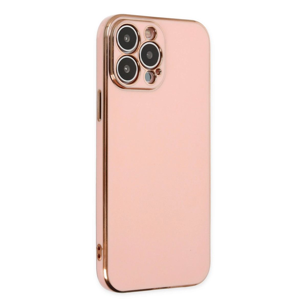 Apple İphone 14 Pro Kılıf Volet Silikon - Pembe