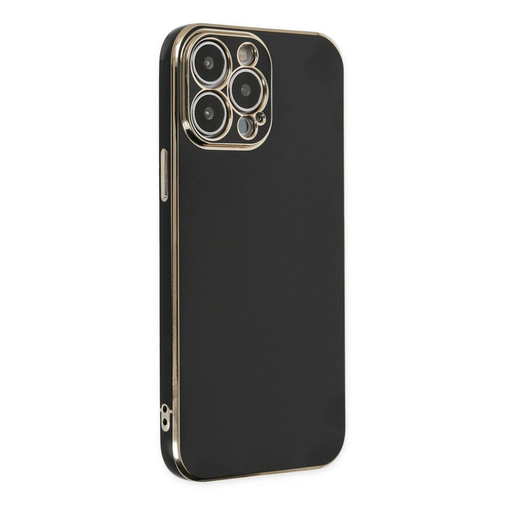 Apple İphone 14 Pro Max Kılıf Volet Silikon - Siyah
