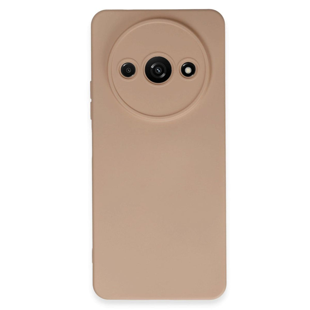 Xiaomi Redmi A3 4g Kılıf Nano İçi Kadife Silikon - Pudra