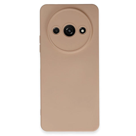 Xiaomi Redmi A3 4g Kılıf Nano İçi Kadife Silikon - Pudra