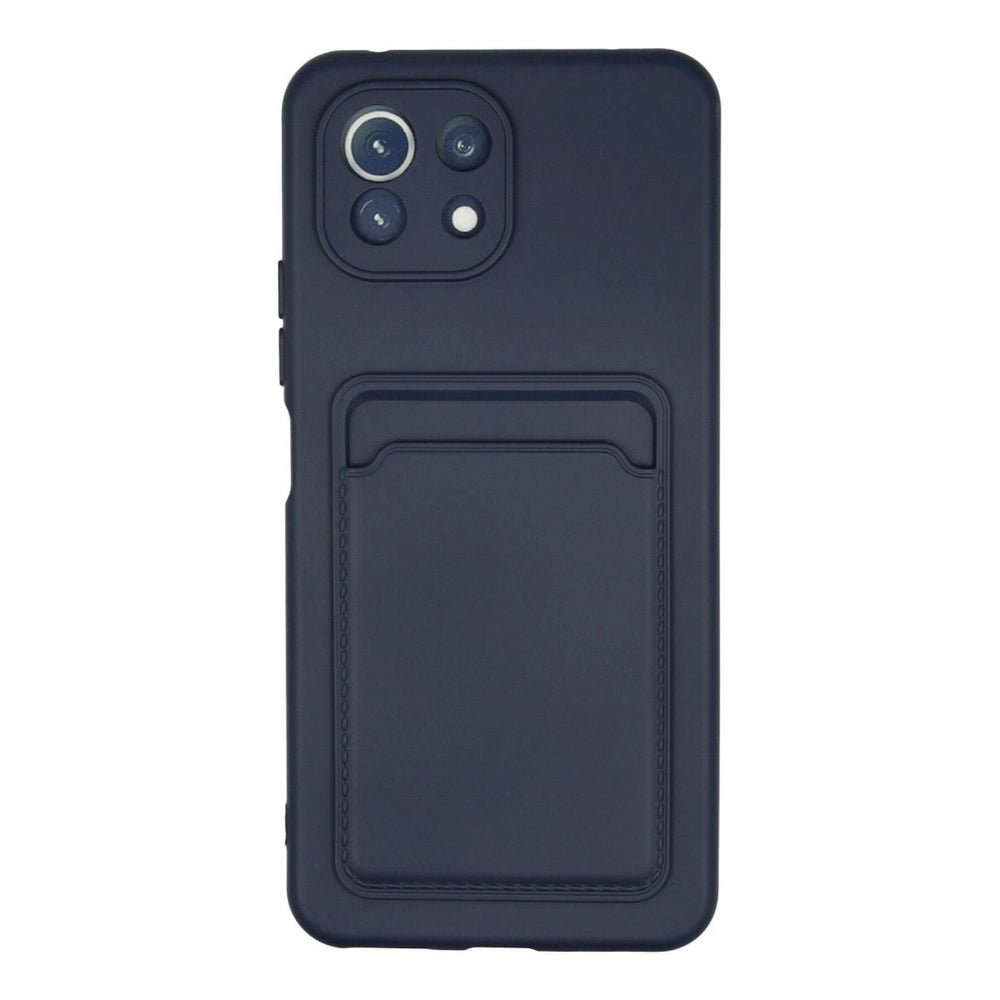 Xiaomi Mi 11 Kılıf Kelvin Kartvizitli Silikon - Lacivert