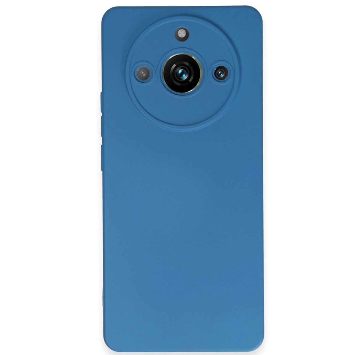 Realme 11 Pro Kılıf Nano İçi Kadife Silikon - Mavi