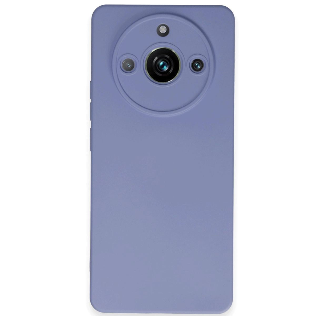 Realme 11 Pro Kılıf Nano İçi Kadife Silikon - Lila