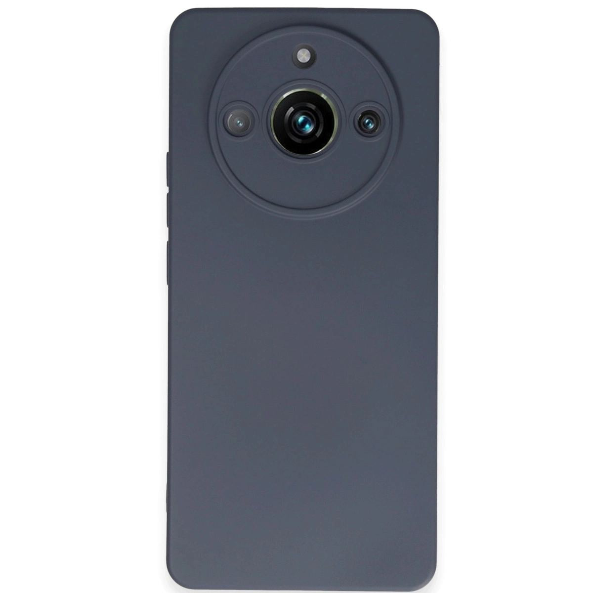 Realme 11 Pro Kılıf Nano İçi Kadife Silikon - Gri