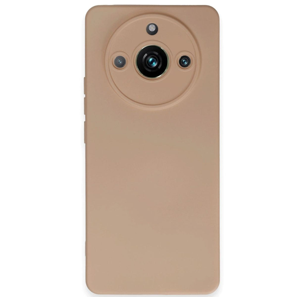 Realme 11 Pro Kılıf Nano İçi Kadife Silikon - Pudra