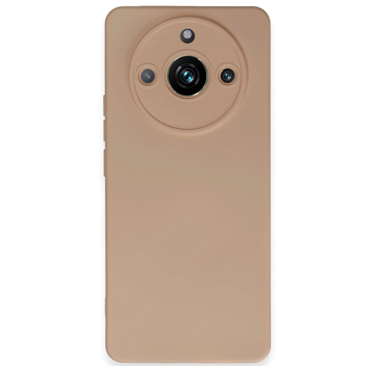 Realme 11 Pro Kılıf Nano İçi Kadife Silikon - Pudra