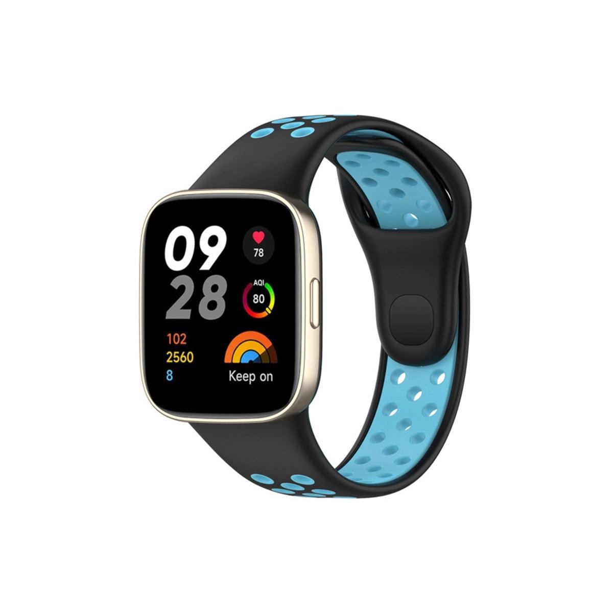 Xiaomi Redmi Watch 3 Spor Delikli Kordon (saat Değildir) - mavi