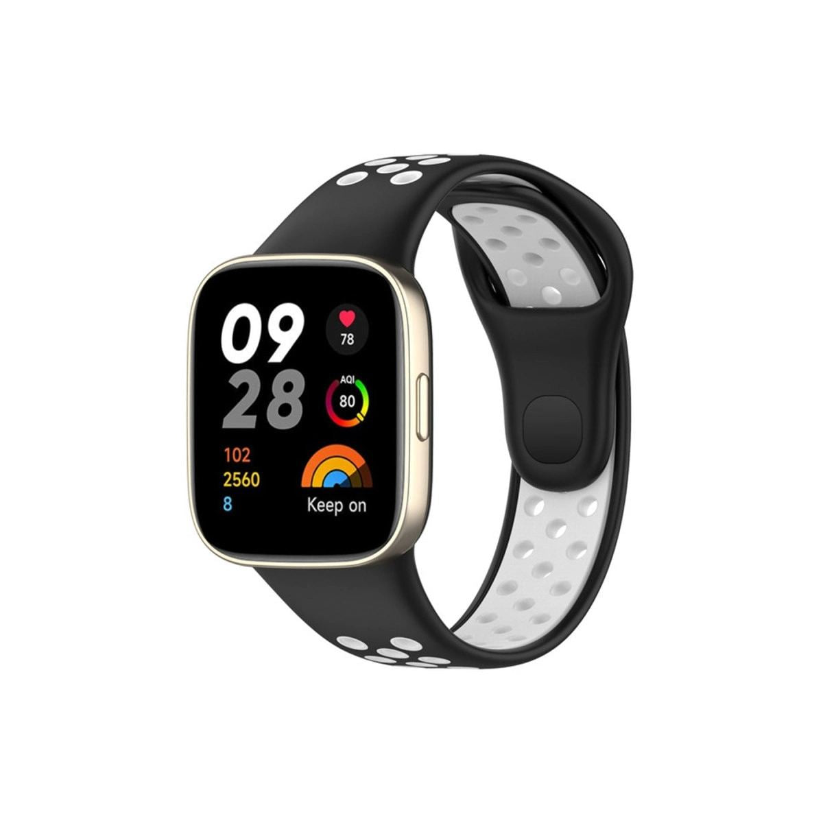 Xiaomi Redmi Watch 3 Spor Delikli Kordon (saat Değildir) - beyaz