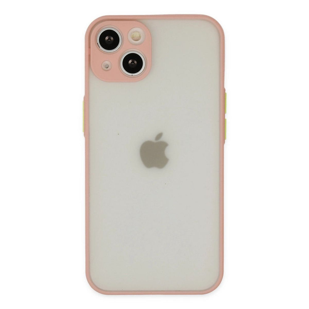Apple İphone 14 Kılıf Montreal Silikon Kapak - Pembe