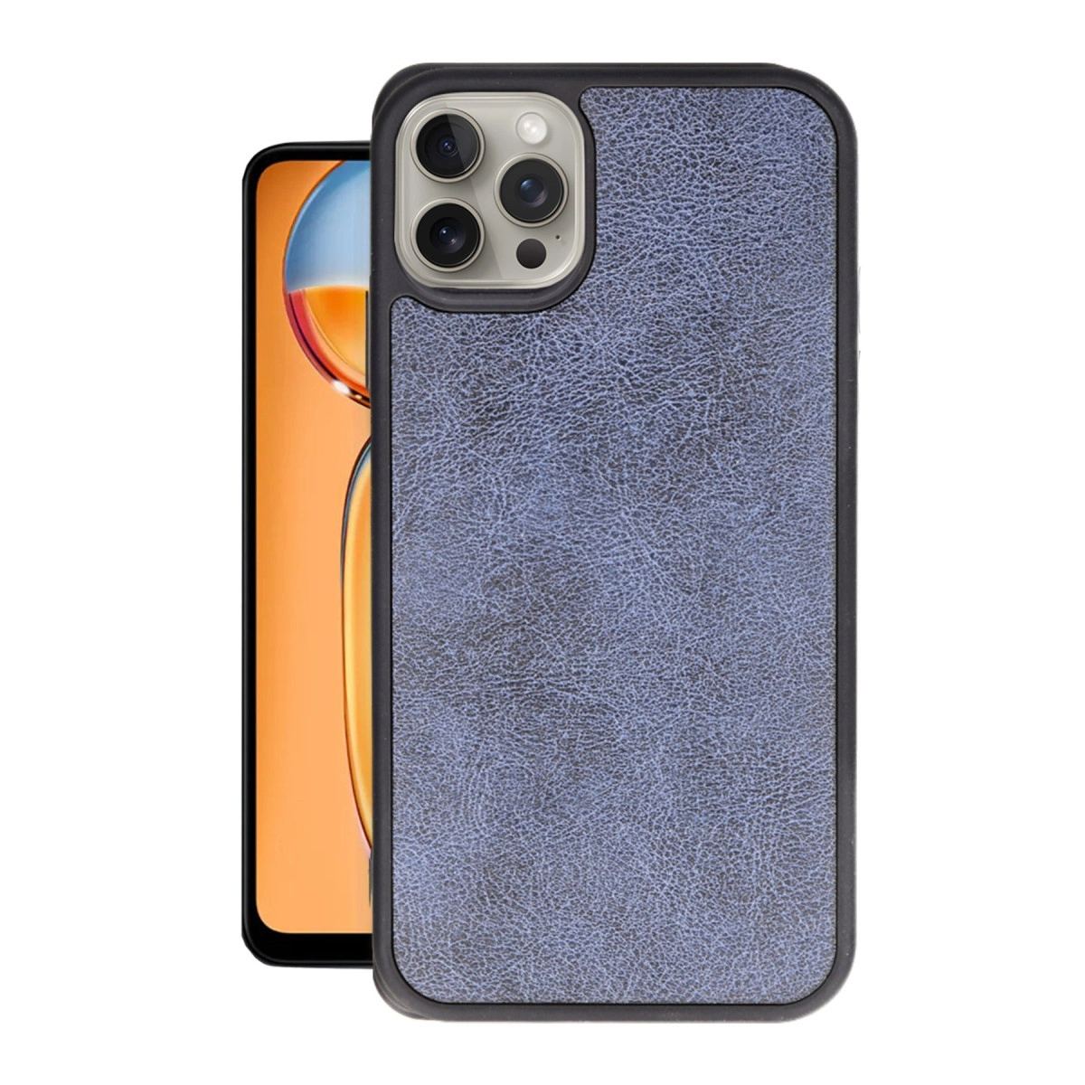 Apple İphone 14 Pro Max Kılıf Aras Deri Kapak - Lacivert