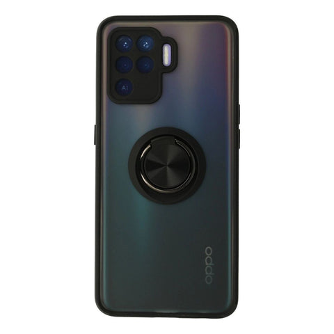 Oppo Reno 5 Lite Kılıf Montreal Yüzüklü Silikon Kapak