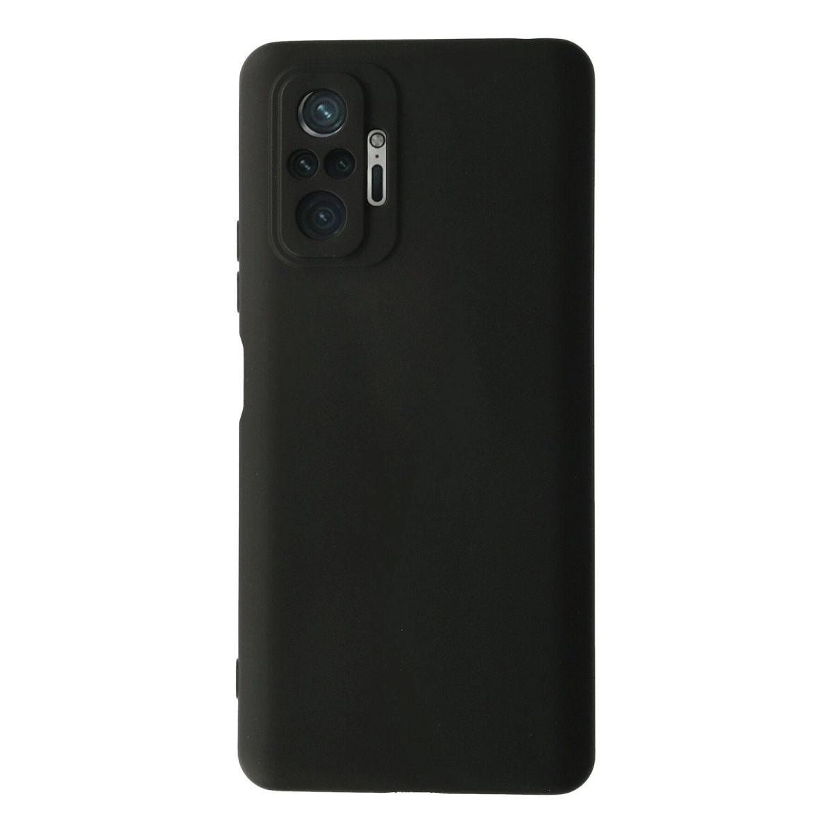 Xiaomi Redmi Note 10 Pro Kılıf Nano İçi Kadife Silikon - Siyah