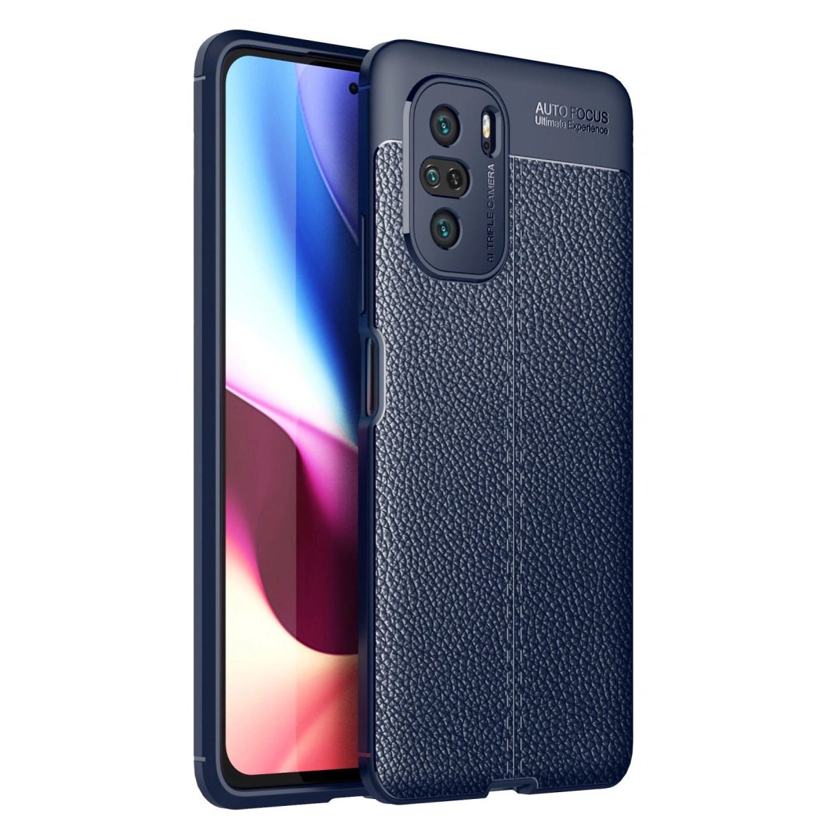 Xiaomi Poco F3 Kılıf Auto Focus Kapak - Lacivert