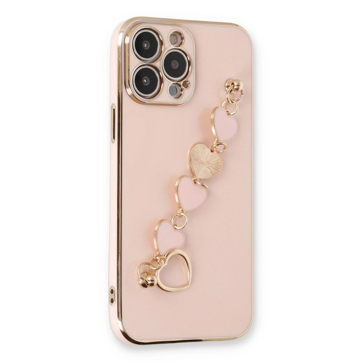 Apple İphone 14 Pro Kılıf Esila Silikon - Pudra