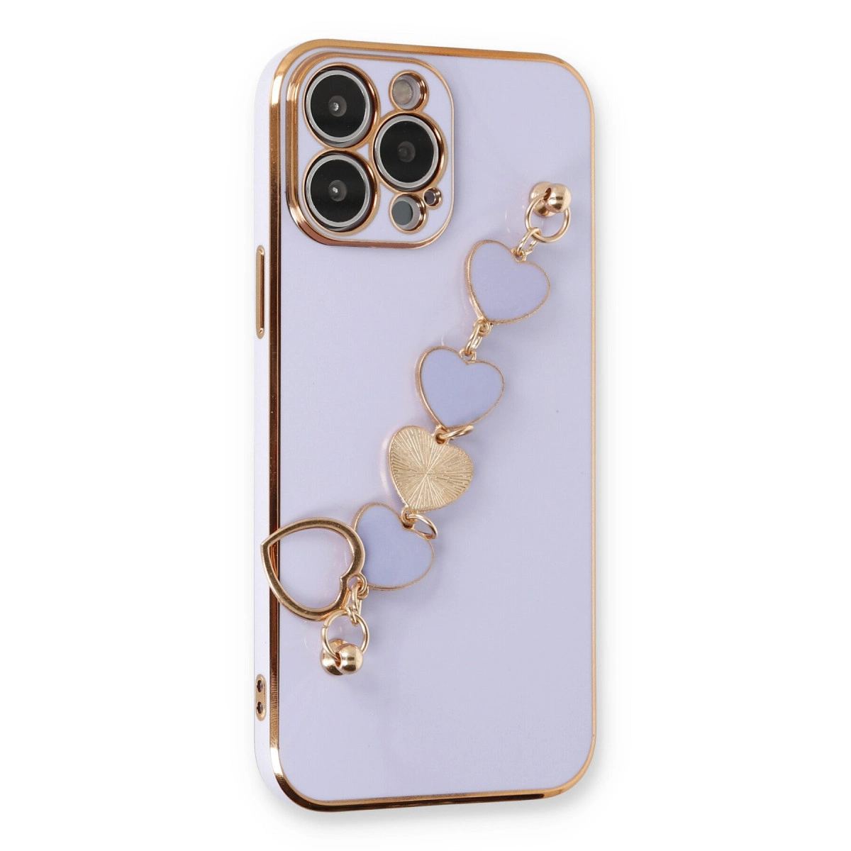 Apple İphone 14 Pro Kılıf Esila Silikon - Lila