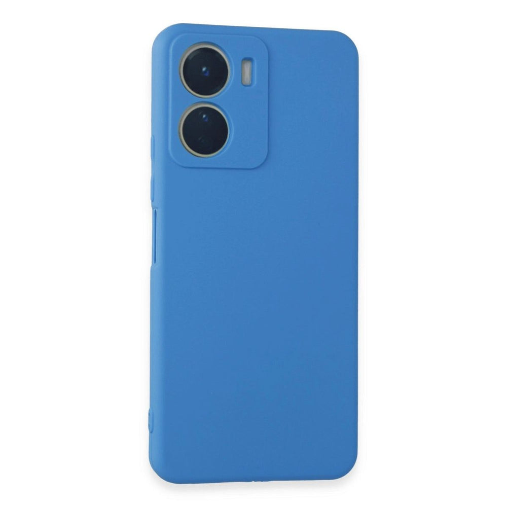 Vivo Y16 Kılıf First Silikon - Mavi