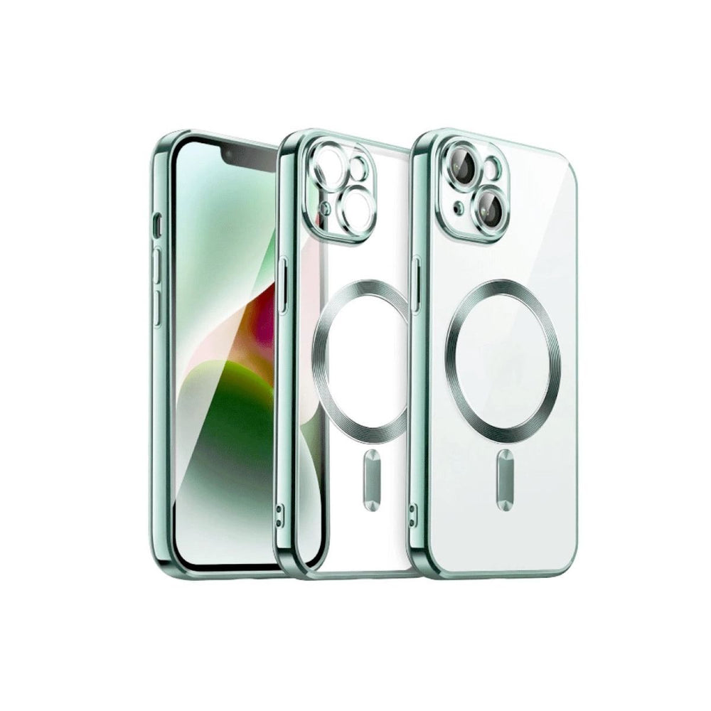 Apple İphone 15 Kılıf Kross Magneticsafe Kapak - Koyu Yeşil
