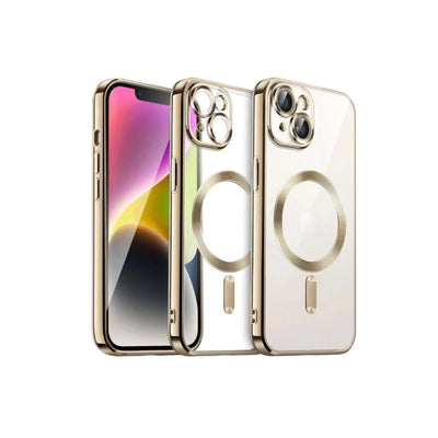 Apple İphone 15 Kılıf Kross Magneticsafe Kapak - Gold