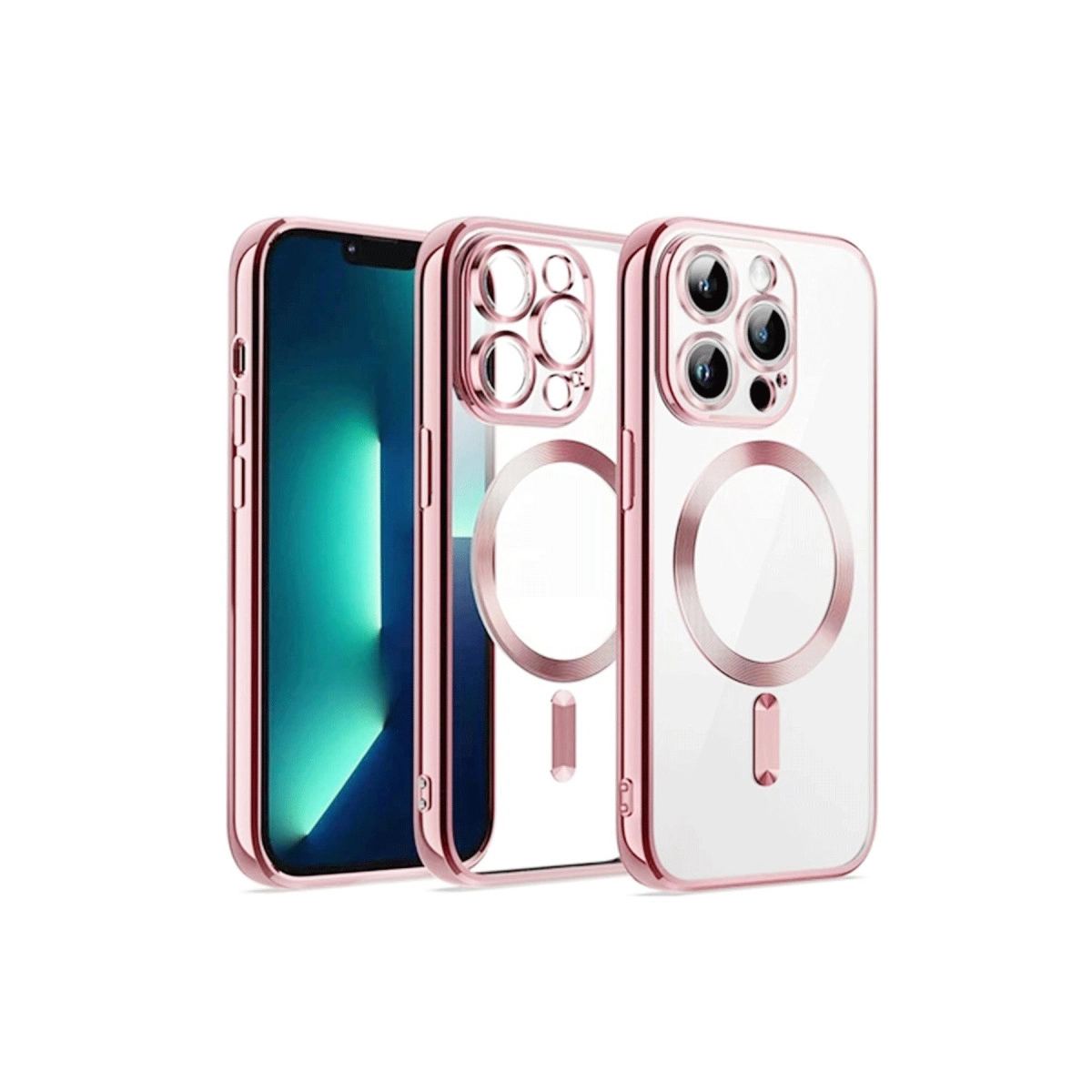 Apple İphone 15 Kılıf Kross Magneticsafe Kapak - Pembe