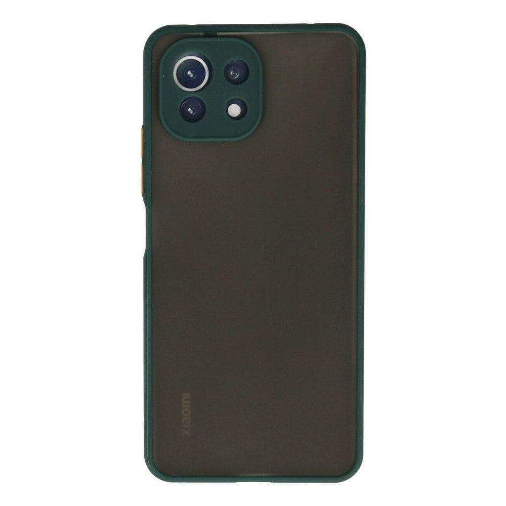Xiaomi Mi 11 Lite Kılıf Montreal Silikon Kapak - Yeşil