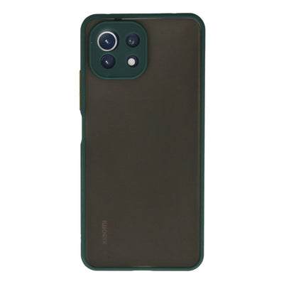 Xiaomi Mi 11 Lite Kılıf Montreal Silikon Kapak - Yeşil