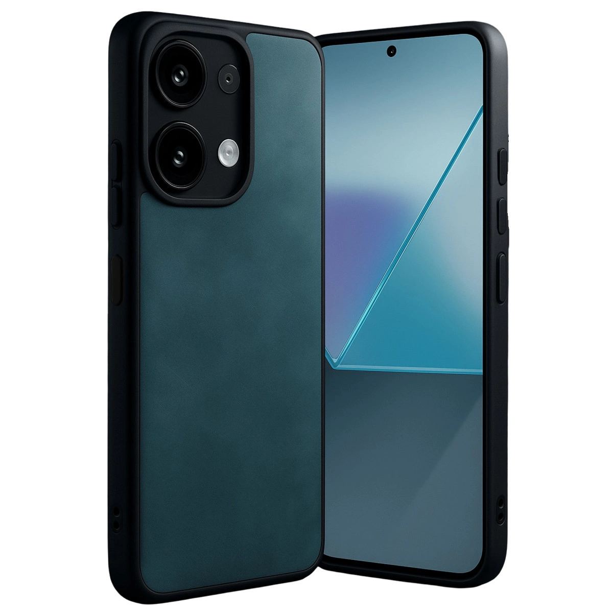 Xiaomi Redmi Note 13 Pro 4g Kılıf Aras Deri Kapak - Koyu Yeşil
