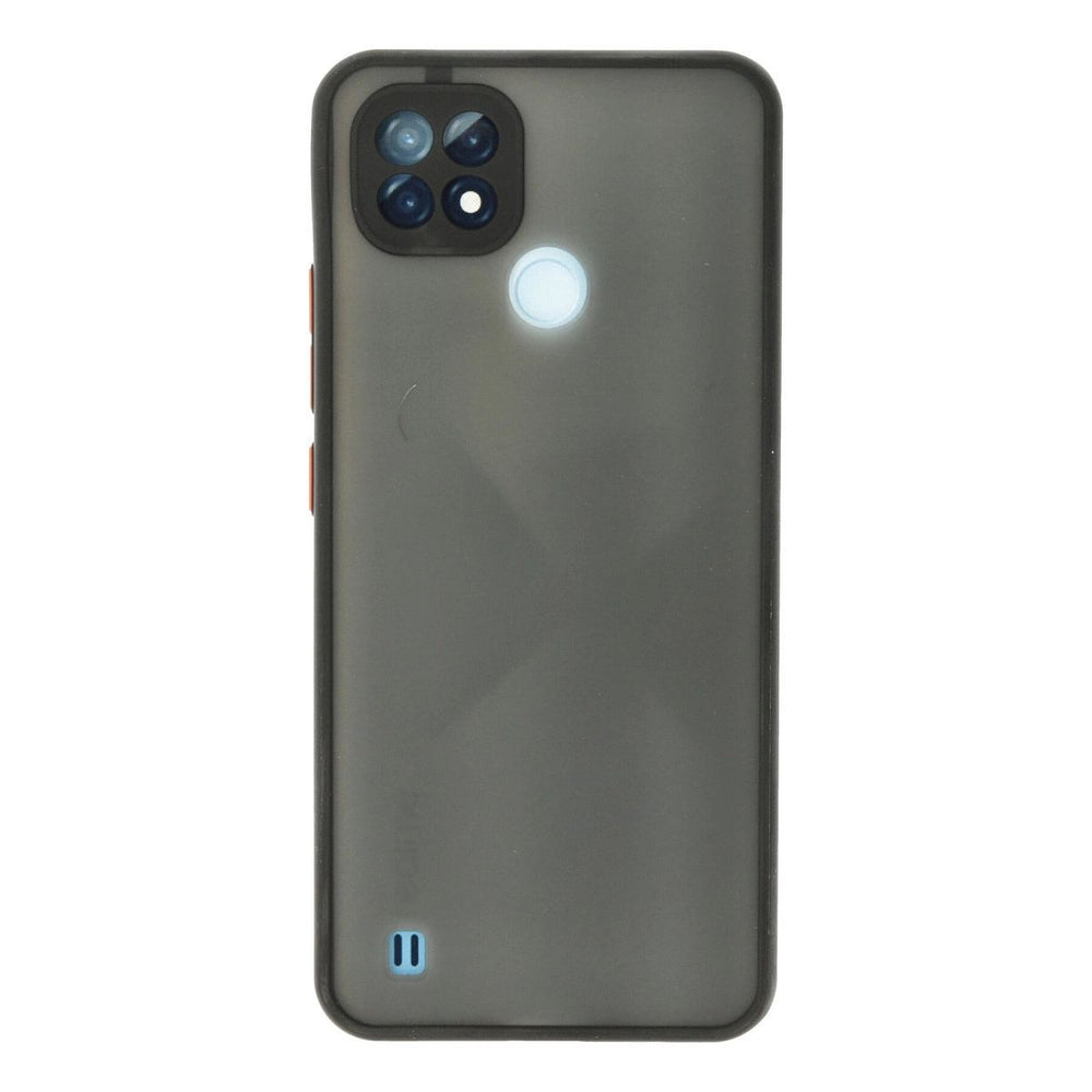 Realme C21 Kılıf Montreal Silikon Kapak - Siyah