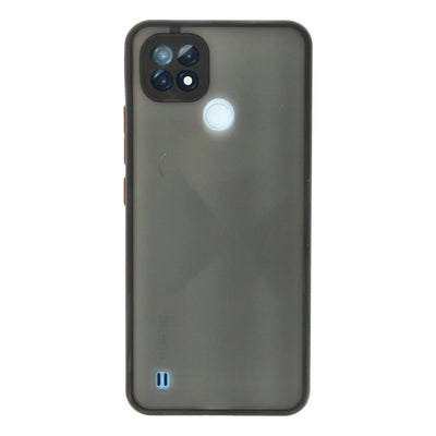 Realme C21 Kılıf Montreal Silikon Kapak - Siyah