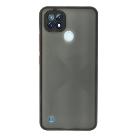Realme C21 Kılıf Montreal Silikon Kapak - Siyah