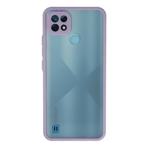Realme C21 Kılıf Montreal Silikon Kapak - Mor