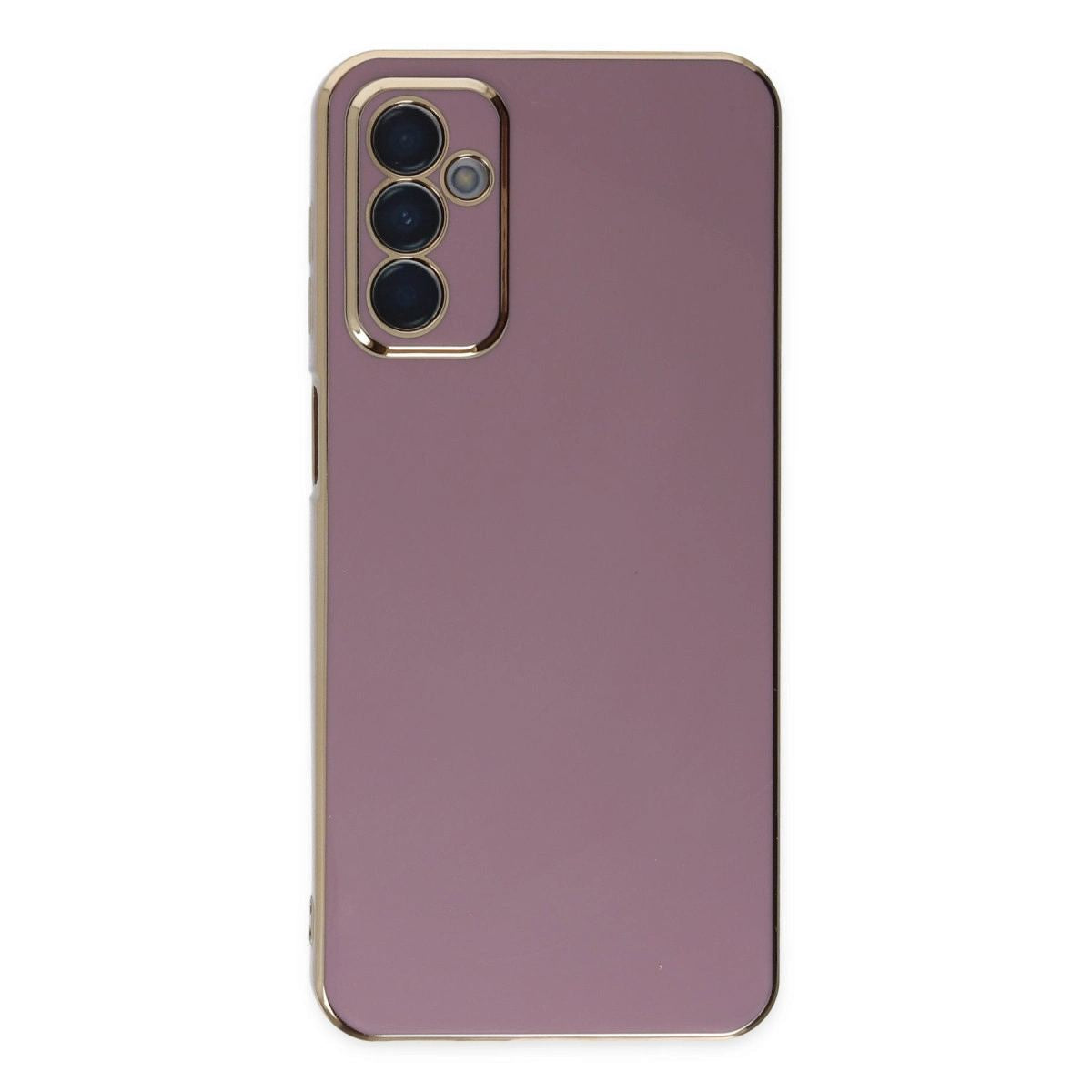 Samsung Galaxy M23 Kılıf Volet Silikon - Mor