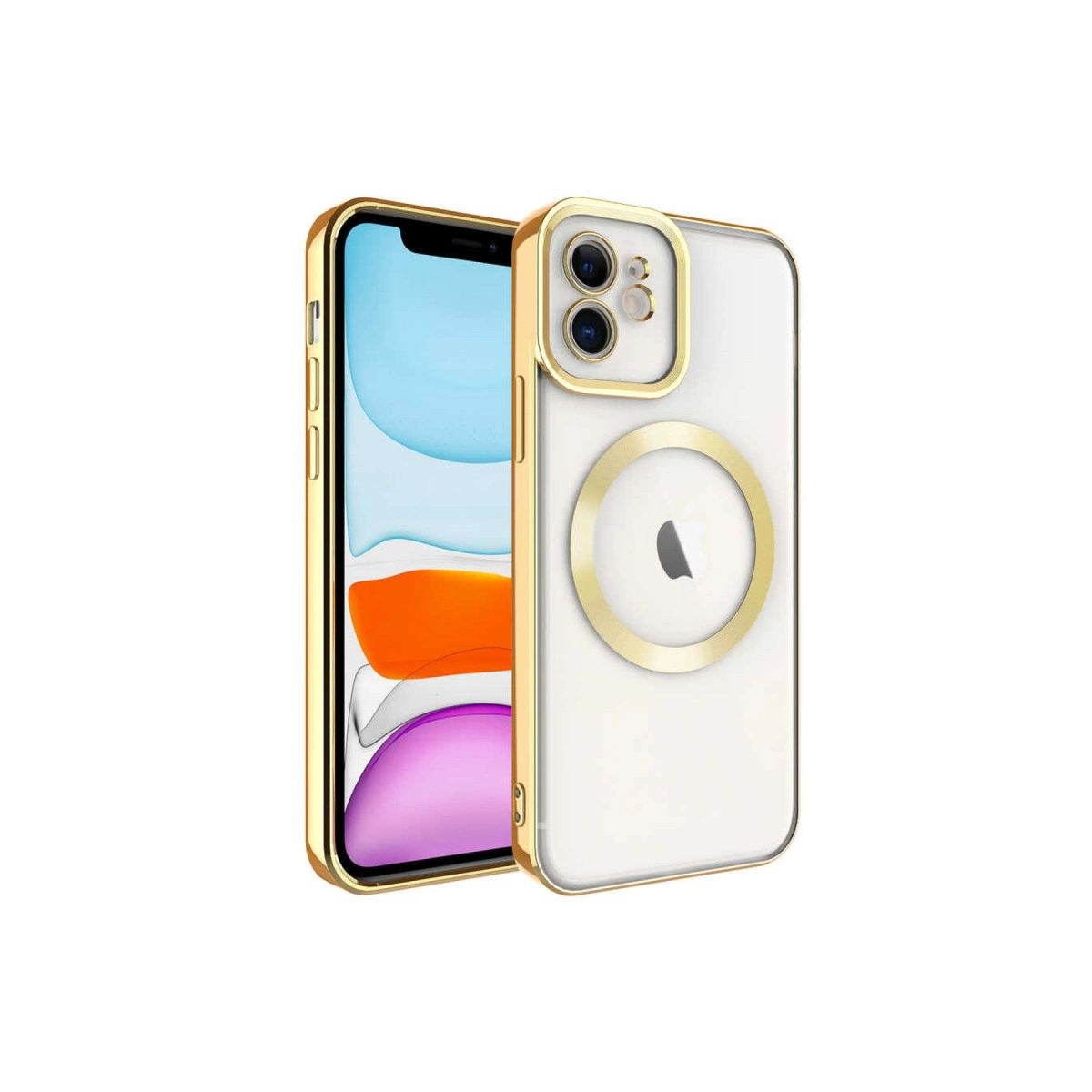 Apple İphone 11 Kılıf Kross Magneticsafe Kapak - Gold